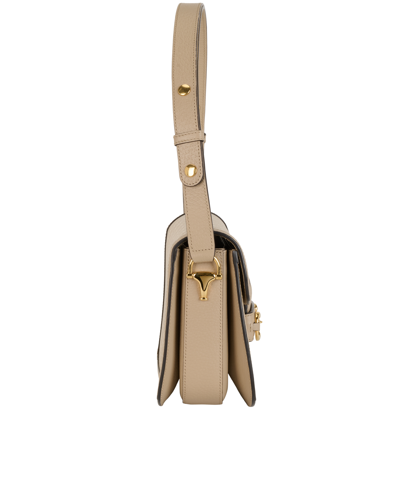 1955 Horsebit GG Mono, &pound;950, Handbags, Beige/Cream, Canvas/Leather, Side view